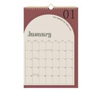 Calendario de escritorio - enero de 2025 a junio de 2026 Calendario de pared de planificación navideña | 14,76 x 10 Calendario de pared de 18 meses con bloques gobernados | Calendario del organizador
