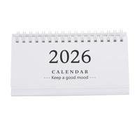 Calendario de Escritorio Mini 2026 de Papel, Mensual y Plegable