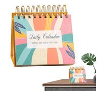 Calendario de escritorio motivacional, Calendario de escritorio 2025 - central de mesa estética 2025 Daily Planner Stand Up Calendar for Friends Family Collegues Home