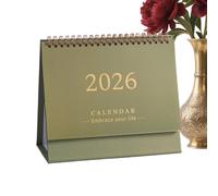 Calendario de Escritorio | Organizador Mensual de Papel para Escritorio 2026 - Organizador Decorativo para Planificación Diaria Estudiantes Profesores Oficina Escuela