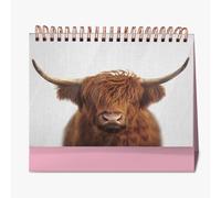 Calendario de escritorio para granjeros de cerditos lindos 2026