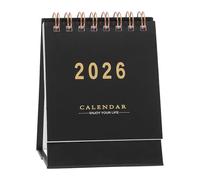 Calendario de escritorio pequeño 2025-2026: adorno decorativo de mesa para tareas diarias de planificación, estudiantes, profesores, autónomos, decoración del hogar y la oficina