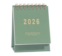 Calendario de escritorio pequeño 2025-2026: adorno decorativo de mesa para tareas diarias de planificación, estudiantes, profesores, autónomos, decoración del hogar y la oficina