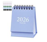 Calendario De Escritorio Pequeño - Mini Calendario De Pie De Bolsillo | Planificador De Escritorio 2026-2027 De Enero De 2026 A Julio De 2027 | Calendarios De Mesa Compactos Para El Lugar De Trabajo,