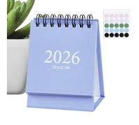 Calendario de escritorio pequeño - Planificador de enero de 2026 a julio de 2027 - Planificador mensual de escritorio, para el hogar, lugar de trabajo, dormitorio, biblioteca, mostrador, sala de