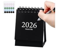 Calendario de escritorio pequeño, planificador personal de enero de 2026 a julio de 2027, calendario mensual de escritorio, para el hogar, lugar de trabajo, dormitorio, biblioteca, mostrador, sala de