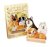 Calendario de escritorio - Planificador lindo con diseño de gatos y perros | Calendario de oficina mensual - Para hacer que tu habitación cocina refrigerador apartamento aula sala de reuniones