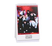 Calendario de Escritorio SKZ 2026 'STAY' 13 * 23cm 'Hollow' Calendario de Escritorio Stray-kids Fotocalendario Bangchan Hyunjin HAN Felix Lee Know Calendario de Bloques (karma2)