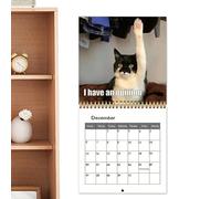 Calendario de gatos FelinePlan - Calendario de pared 2026, planificador de citas para amigos, familia, adultos, oficina, hogar | Organización De Vacaciones Navideñas Planificación Regalos Creativos De