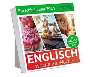 Calendario de idiomas PONS 2024 Inglés: Semana a semana