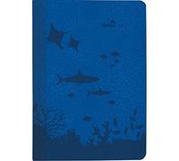 Calendario de libro Nature Line Ocean 2023 - Agenda de bolsillo A5 - 1 día 1 página - 416 páginas - calendario medioambiental - con tapa dura - Alpha Edition