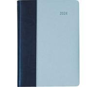 Calendario de libros Premium Air 2024, calendario de oficina A5, 1 día y 1 página, 416 páginas, cubierta Tucson Alpha Edition