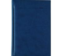 Calendario de libros Tucson azul 2024 - Calendario de oficina A5 - Calendario jefe - 1 día 1 página - 352 páginas - Cubierta Tucson - Planificador de citas Alpha Edition