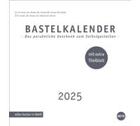 Calendario de manualidades premium blanco grande 2025: mucho espacio para la creatividad: calendario de pared 2025 para personalizar los recuerdos que te importan. Papel estable (calendario