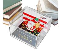 Calendario de mesa 3D 2026 - Santa Claus, decoración de mesa creativa, organizador de bloc de notas, accesorios de oficina festivo | Navidad, inauguración de la casa, vacaciones, viajes, escuela, vida