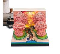 Calendario de mesa 3D, bloc de notas, planificador de 52 semanas, 2026, blocs de notas, Acción de Gracias Navidad