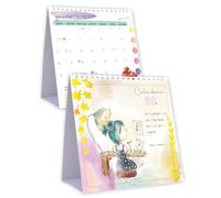 Calendario de mesa con diseño de pirámide AKENA del año 2026, 17 x 16 cm. By Sara Pucci y Guido Olivieri DS26PI