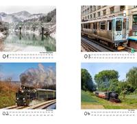 Calendario de mesa de 10 cm x 10 cm para ferrocarril 2026. Contenido: 1 calendario, 1 colgante de Navidad, 1 colgante de felicitación (3 piezas en total)