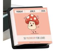 Calendario de mesa motivacional - Planificador de mesa perpetuo, organizador diario positivo, calendario de citas 2026, páginas de escritorio inspiradoras, hoja de planificación de