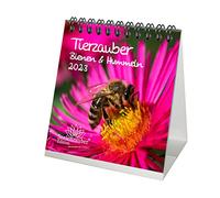Calendario de mesa para 2023, formato 10 x 10 cm, diseño de abejas y abejorros