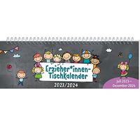 Calendario de mesa para educadores 2023/2024: julio 2023 - diciembre 2024