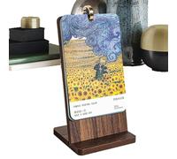 Calendario de Mesa para la Oficina - Estilo Vintage de Pintura al Óleo,Calendarios de Escritorio Mensuales de Pie | Para la Planificación y Organización del Lugar de Trabajo, de la Escuela, de la Mesa