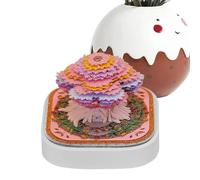 Calendario de notas 3D, calendario de escultura de papel del árbol con diseño de lágrimas, planificador creativo de arte para niños, estudiantes, adultos, decoración del hogar, vacaciones, Adviento