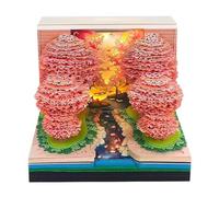 Calendario de oficina 3D, calendario 2026 52 semanas de papel artesanal, bloc de notas decorativo para planeación de eventos | Para casa, oficina, escuela y celebraciones