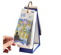 Calendario de papel, planificador diario desprendible, herramienta de gestión del tiempo, páginas individuales para cada fecha, atractiva pieza decorativa para profesores, amigos, adultos, papelería y