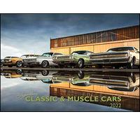 Calendario de pared 2022 Legendary Classic & Muscle Cars, 12 meses, 42 x 29,7 cm