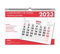 Calendario de Pared 2022 - Organizador Anual de 32 Páginas - Tamaño A3 29,7 × 42 cm - Números Grandes - Planificador Mensual Para Colgarlo en la Pared - Dohe