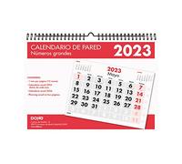 Calendario de Pared 2022 - Organizador Anual de 32 Páginas - Tamaño A4 21 x 29,7 cm - Números Grandes - Planificador Mensual Para Colgarlo en la Pared - Dohe