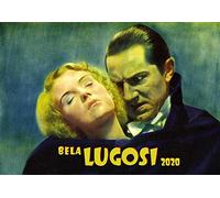Calendario de pared 2023 [12 páginas 8 x 12 pulgadas] DRACULA BELA LUGOSI Frankenstein Vampire Vintage Posters Película silenciosa de terror Película