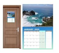 Calendario De Pared 2025-2026 - 18 Meses - De Enero 2025 A Junio 2026,Seguimiento De Eventos Y Programacion De Tareas