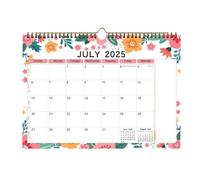 Calendario De Pared 2025-2026 | Agenda De 18 Meses Para Profesores | Planificador Familiar Para Organizacion En Aula Y Hogar | Seguimiento De Eventos Y Programacion De Tareas