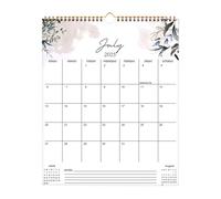 Calendario de pared 2025-2026 | Calendario de 18 meses para colgar | Formato de línea grande 29,7 x 42 cm julio 2025 - diciembre 2026 planificador de encuadernación en de alambre para gimnasio