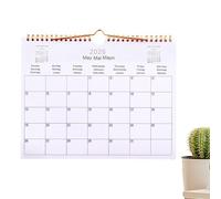 Calendario de pared 2025-2026 | Calendario mensual | Agenda Multilingüe Organización Profesional Escolar Maestro Niño Familiar Oficina Planificación Diaria