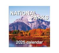 Calendario de pared 2025, 30,5 x 61 cm abierto, página completa meses, papel grueso y resistente, perfecto para organizar y planificar