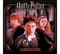 Calendario de pared 2025 de Harry Potter (francés bilingüe) (edición en inglés y francés)