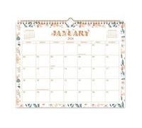 Calendario de pared 2026-2027, encuadernación de doble bobina, 18 meses, de enero de 2026 a junio de 2027, para oficina en casa, papel reciclable de 14 x 11 pulgadas