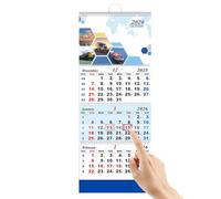 Calendario de pared 2026-2027 - Organizador de la casa 3, calendario de pared para colgar en orientación vertical - Para niños, , cocina, estudio, dormitorio y estudio de arte