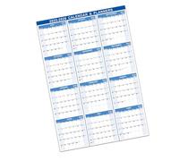 Calendario de pared 2026 de 12 meses, planificador anual de doble cara para el hogar, escuela, oficina, programación y organización