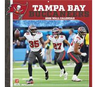 Calendario de pared 2026 de la NFL, 30 x 60 cm, Tampa Bay Buccaneers