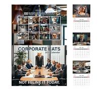 Calendario de pared 2026 - Diseño empresarial, encuadernación resistente, fácil de colgar, cajas de fechas espaciosas | Agenda mensual, organización familiar, escritorio, pared, cocina, salas de estar