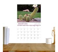 Calendario De Pared 2026 Divertido | Planificador De Entrenamiento 12 Meses | Organizador Diario Decorativo Para Pared Para Dormitorio Oficina Hogar | Para Mujeres Hombres Fiestas Y Espacios De