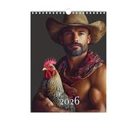 Calendario De Pared 2026 | Organizador de Empleo del Tiempo Planificador Decorativo | Calendario De Pared 2026 Diseño Artístico - Para La Familia Maestros Casa Oficina Escuela Clase Refrigerador