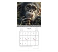Calendario de pared 2026 - Paper, 12 meses Planner Funny Design | Animal-Themed Monthly Organizer Durable Pages, Desk & Wall Calendar For Office, Kitchen, Family, Home, New Year, Christmas Planning
