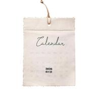 Calendario De Pared 2026 Para Niños - Instrumento Plano Textil De 12 Meses,Calendario Mensual de Telas - Para Propietarios Escuela Dormitorio Estudio Oficina Local Estudiantes Profesores Consultores