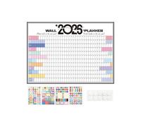 Calendario de pared - 2026 planificador anual grande, calendario de notas, para escuela, dormitorio, cocina, aula, profesor, familia