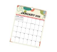 Calendario De Pared 2026 Planificador Mensual De 12 Meses De Enero a Diciembre Para Programación Semanal Diaria Calendario Familiar De Cocina De 29 5 X 37 Cm